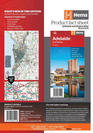 Adelaide and Region Map | Hema Maps - Maps | A247 Gear