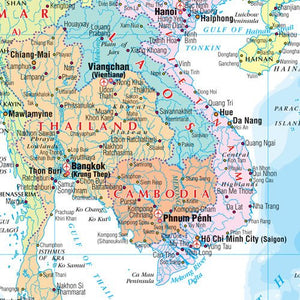 Asia & West Pacific Wall Map | Hema Maps - Maps | A247 Gear