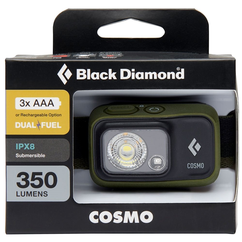 Black Diamond Cosmo 350 Headlamp - Dark Olive | Black Diamond | A247 Gear