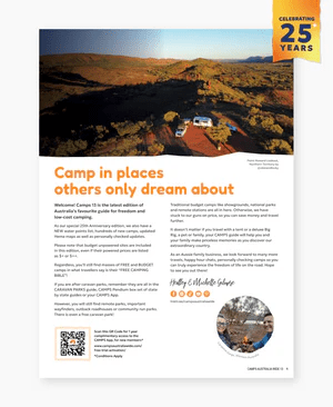 Camps 13 Easy to Read, Campsite photos and larger maps (B4) | Camps Australia Wide | A247 Gear