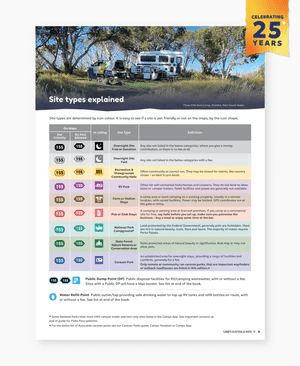 Camps 13 Easy to Read, Campsite photos and larger maps (B4) | Camps Australia Wide | A247 Gear
