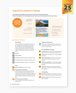Camps 13 Easy to Read, Campsite photos and larger maps (B4) | Camps Australia Wide | A247 Gear
