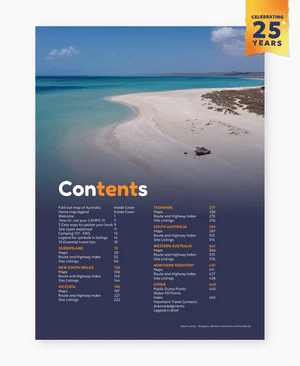 Camps 13 Easy to Read, Campsite photos and larger maps (B4) | Camps Australia Wide | A247 Gear