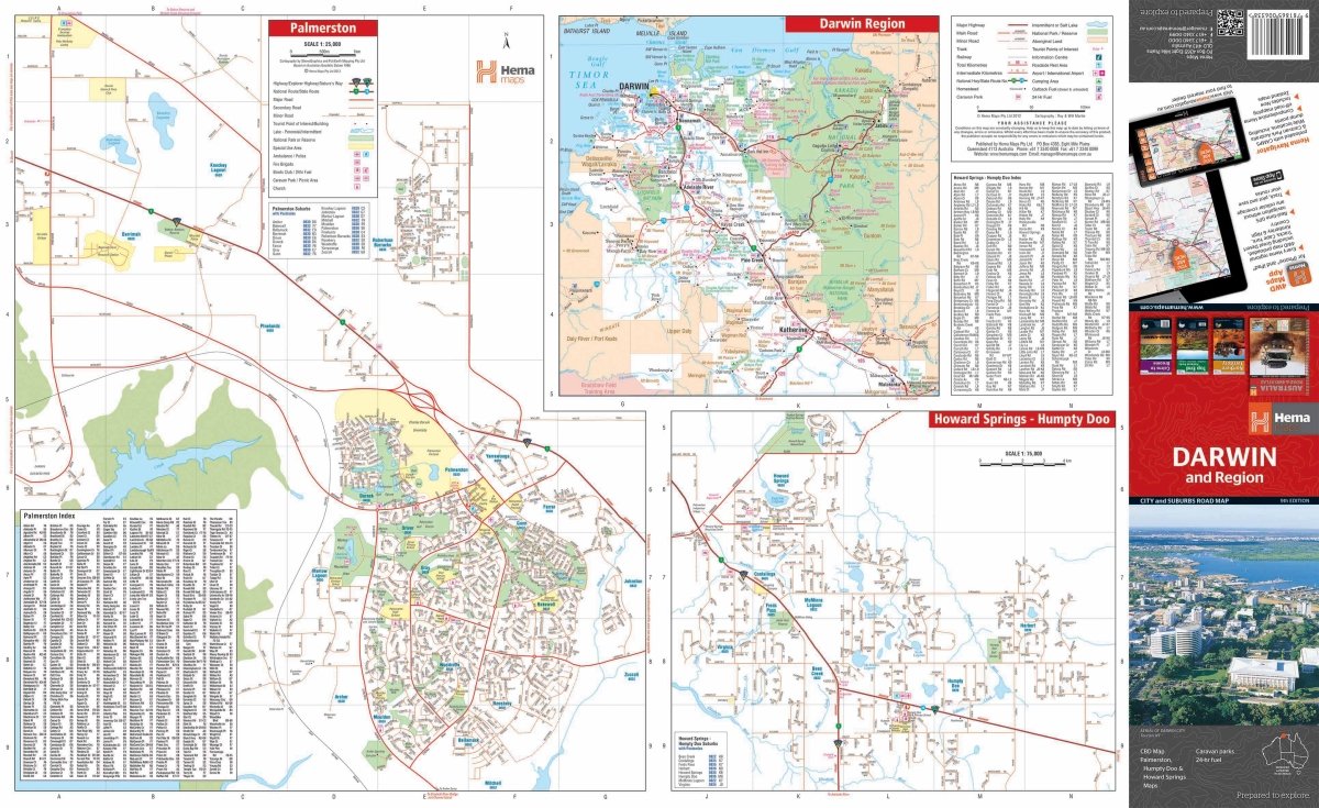 Darwin & Region Map | Hema Maps - Maps | A247 Gear