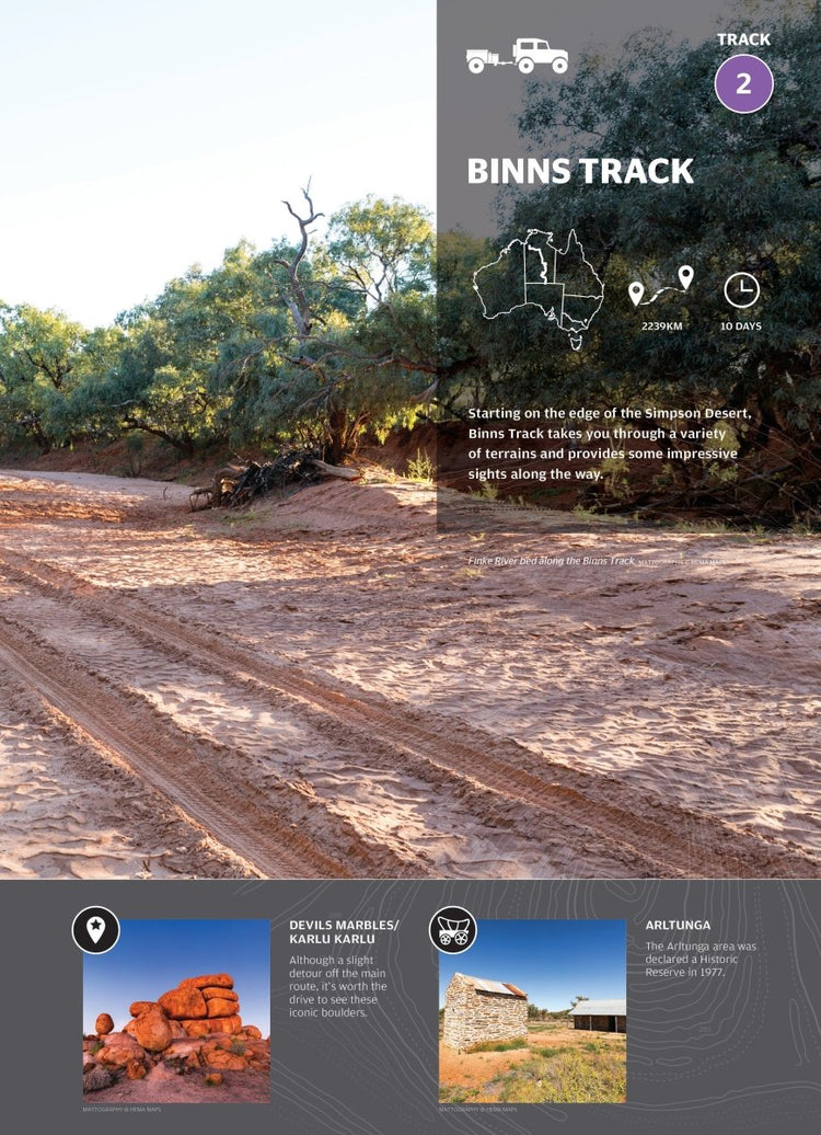 Great Desert Tracks Atlas & Guide (5th edition) | Hema Maps - Books | A247 Gear