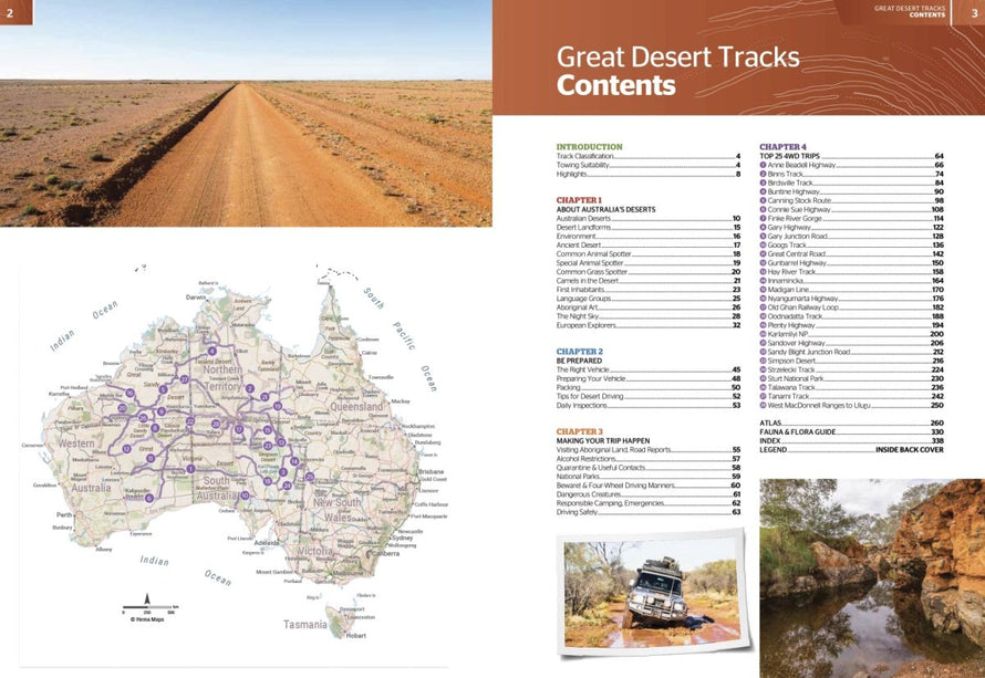 Great Desert Tracks Atlas & Guide | Hema Maps - Books | A247 Gear