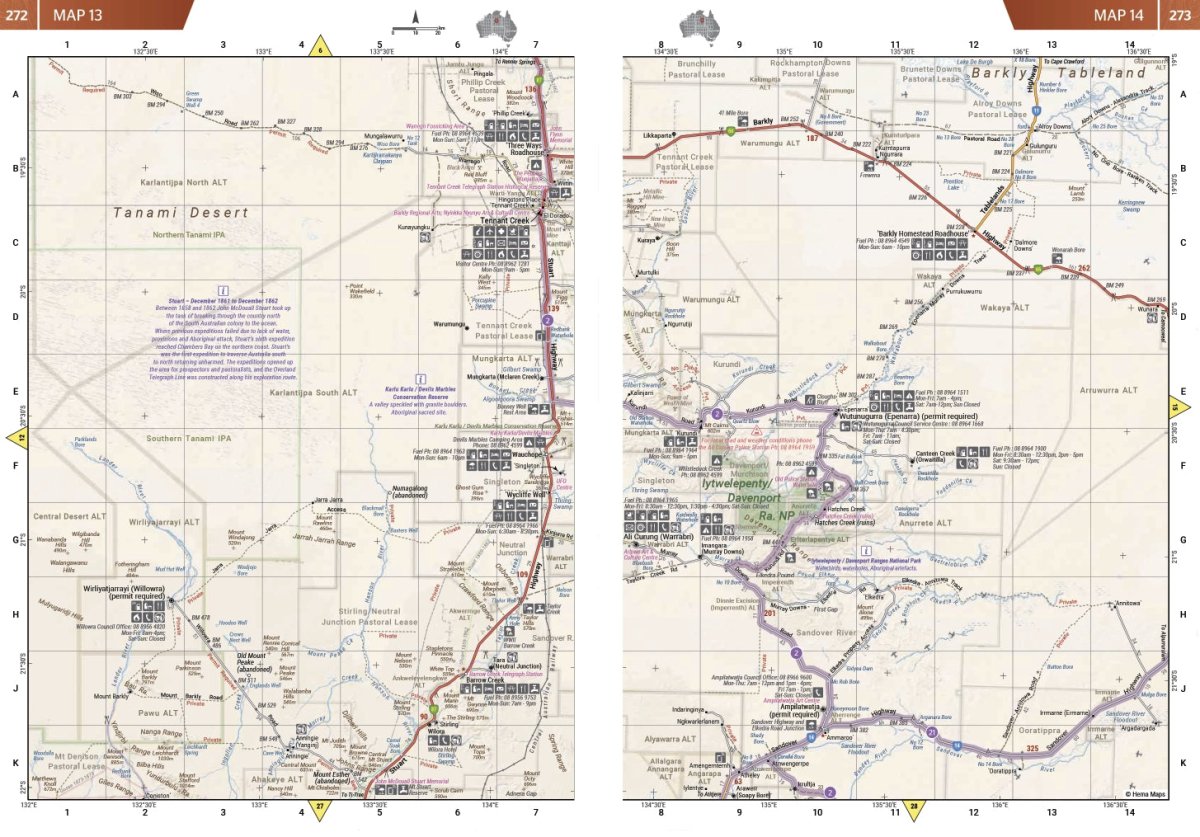 Great Desert Tracks Atlas & Guide | Hema Maps - Books | A247 Gear