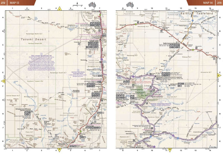 Great Desert Tracks Atlas & Guide | Hema Maps - Books | A247 Gear