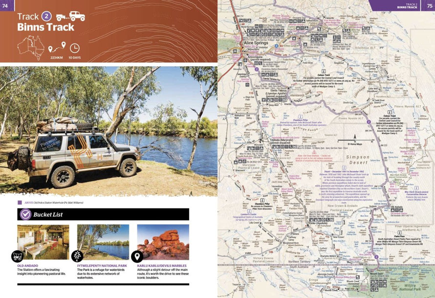 Great Desert Tracks Atlas & Guide | Hema Maps - Books | A247 Gear
