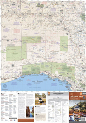 Great Desert Tracks Central Sheet | Hema Maps - Maps | A247 Gear