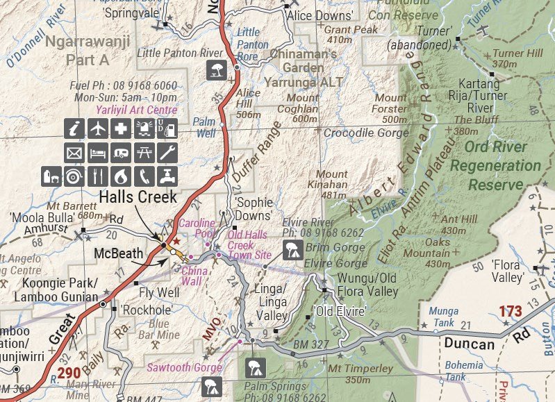 Great Desert Tracks Central Sheet | Hema Maps - Maps | A247 Gear