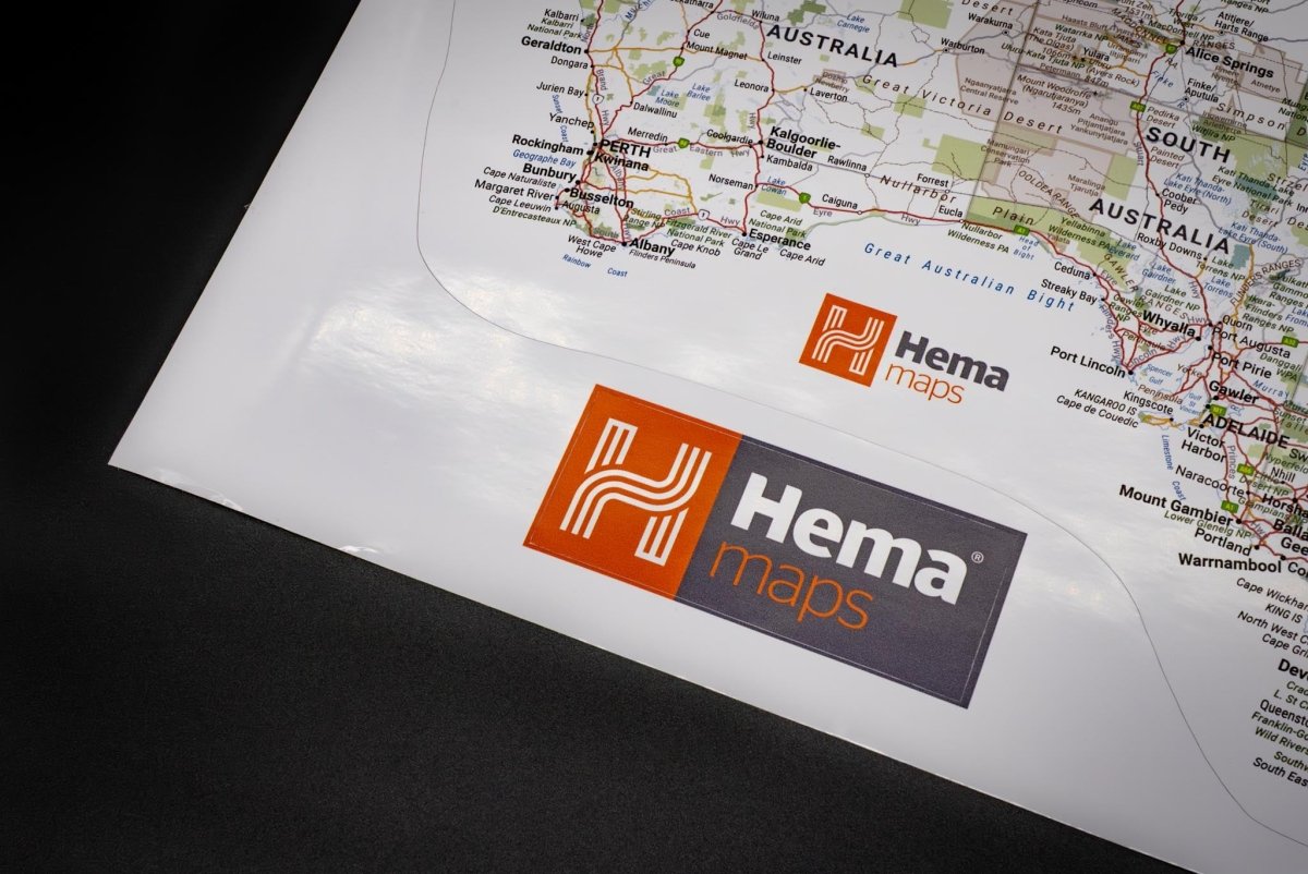 Hema Sticker Map (440mm x 370mm) | Other - Packaging, Misc. | A247 Gear