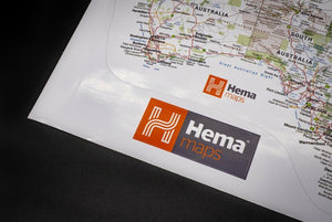 Hema Sticker Map (440mm x 370mm) | Other - Packaging, Misc. | A247 Gear