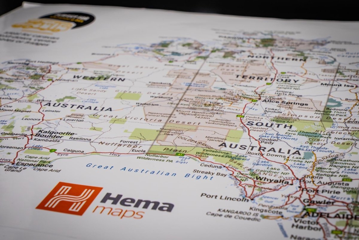 Hema Sticker Map (440mm x 370mm) | Other - Packaging, Misc. | A247 Gear