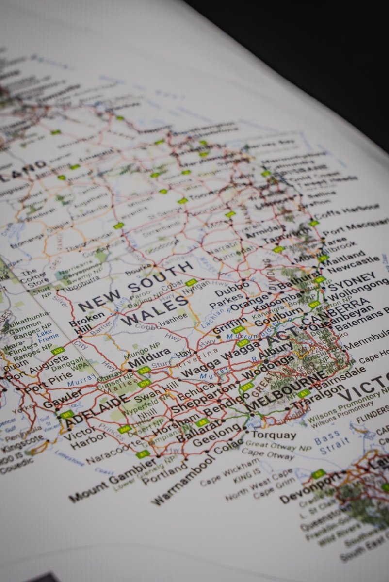 Hema Sticker Map (440mm x 370mm) | Other - Packaging, Misc. | A247 Gear