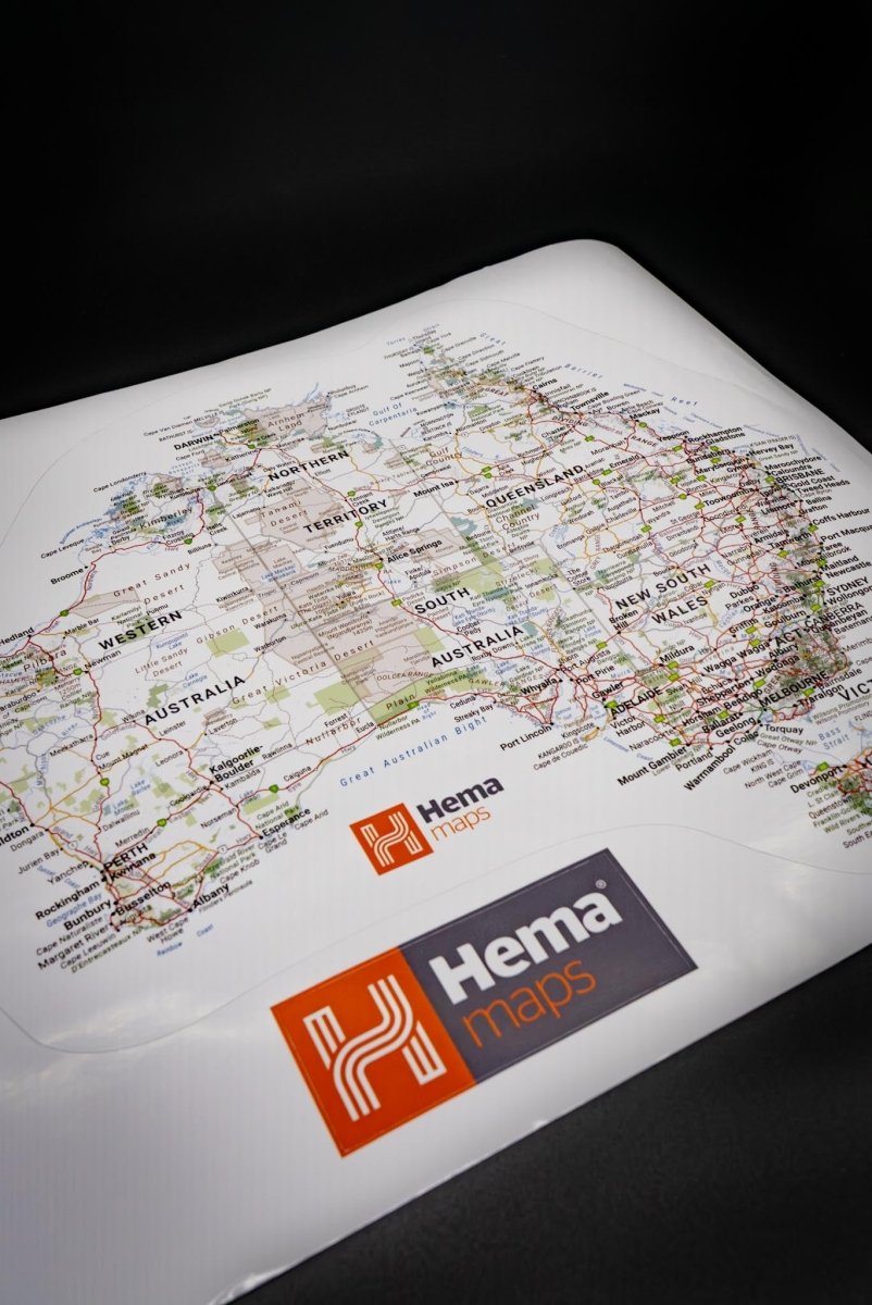 Hema Sticker Map (440mm x 370mm) | Other - Packaging, Misc. | A247 Gear