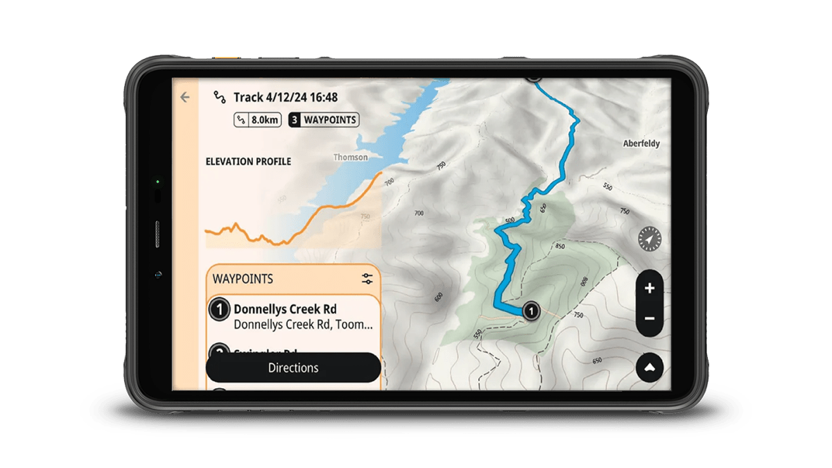 HX - Z8 Alpine 8 - Inch XL Rugged Portable Smart Navigator Including Hema Nav | Alpine | A247 Gear