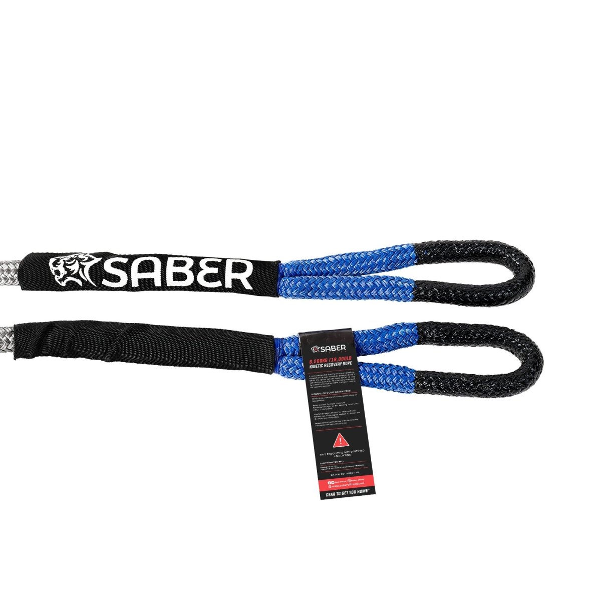 Kinetic Recovery Rope - 8,000KG | Saber Offroad | A247 Gear