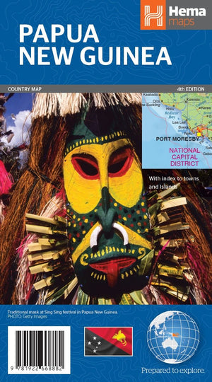 Papua New Guinea Map (4th edition) | Hema Maps - Maps | A247 Gear