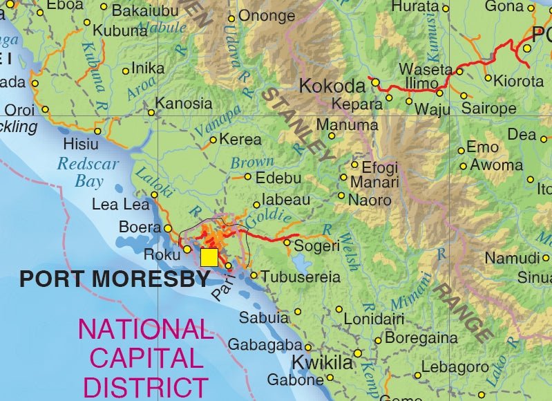 Papua New Guinea Map (4th edition) | Hema Maps - Maps | A247 Gear
