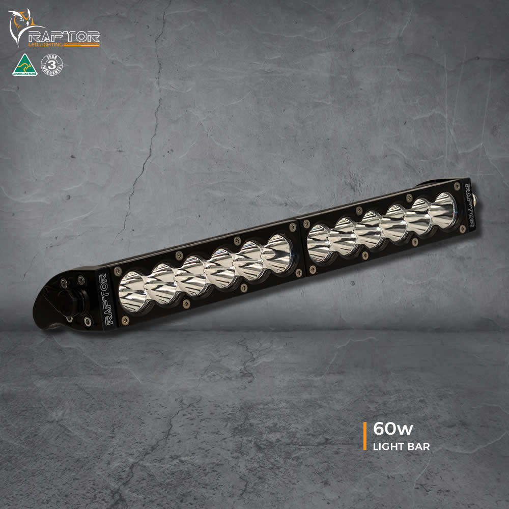 Raptor 60W 15? LED Light bar | Ultra Vision | A247 Gear