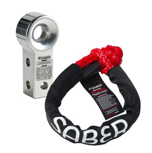 Recovery Rear Hitch – Aluminium & 15K Soft Shackle Kit | Saber Offroad | A247 Gear