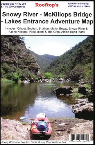 Snowy River - McKillops Bridge - Lakes Entrance Adventure Map | Rooftop Maps | A247 Gear