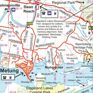 Snowy River - McKillops Bridge - Lakes Entrance Adventure Map | Rooftop Maps | A247 Gear