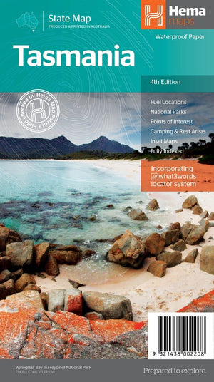 Tasmania State Map | Hema Maps - Maps | A247 Gear
