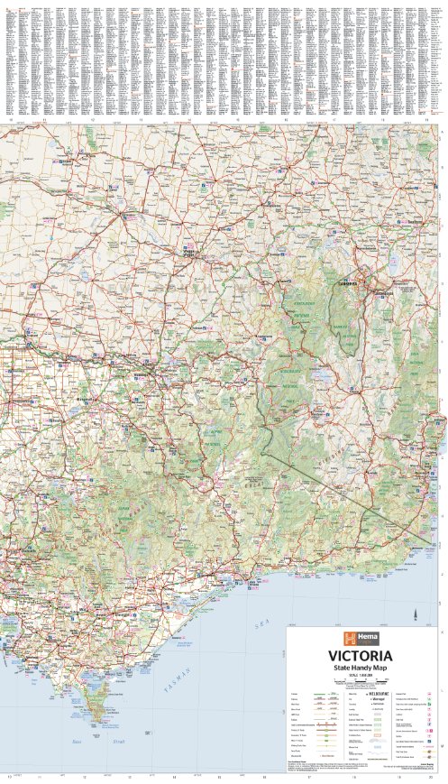 Victoria Handy Map | Hema Maps - Maps | A247 Gear