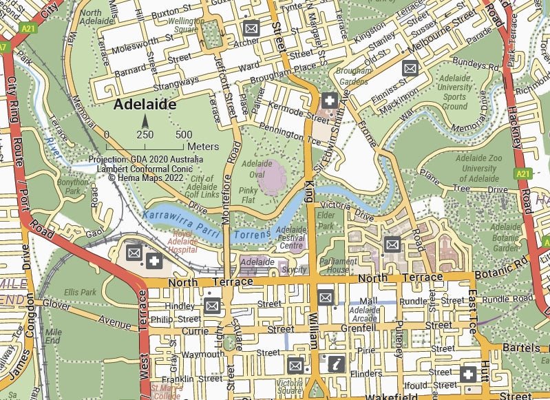 Australia Handy Map | Hema Maps | A247 Gear