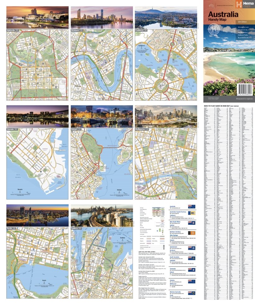 Australia Handy Map | Hema Maps | A247 Gear