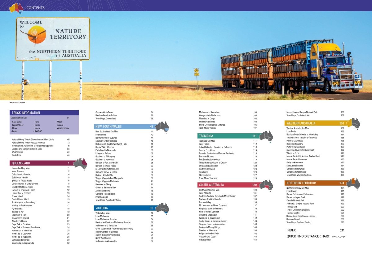 Australia Truckies Atlas | Hema Maps | A247 Gear
