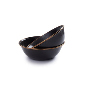 Barebones - Enamel Bowl Set of 2 - Charcoal | Barebones | A247 Gear