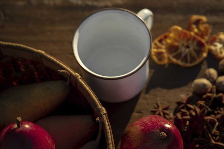 Barebones - Enamel Cup Set of 2 - Eggshell | Barebones | A247 Gear