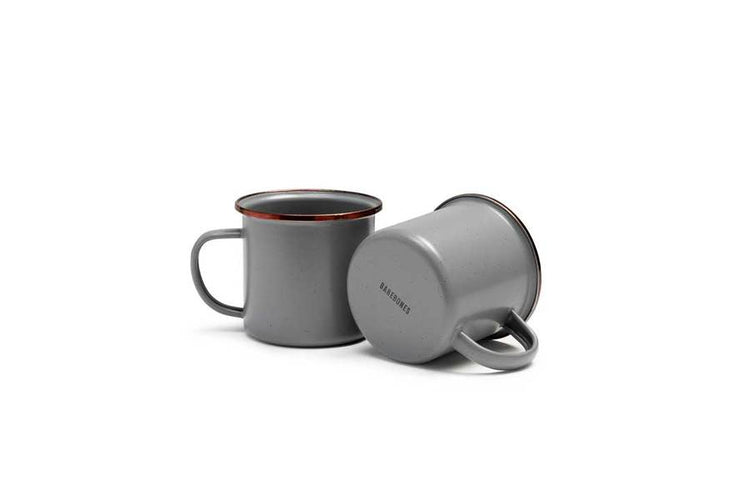 Barebones - Enamel Cup Set of 2 - Slate Grey | Barebones | A247 Gear