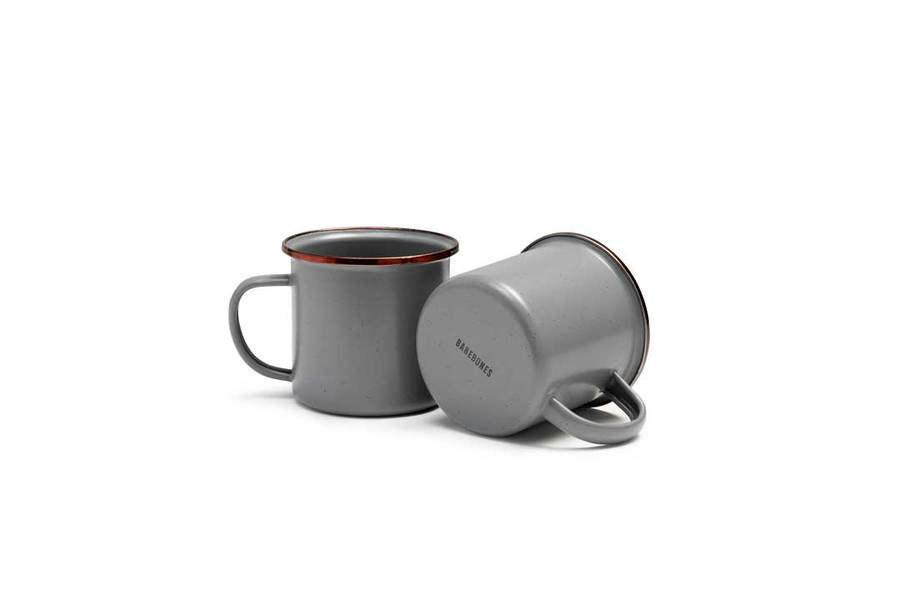 Barebones - Enamel Cup Set of 2 - Slate Grey | Barebones | A247 Gear