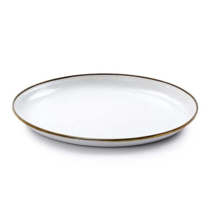 Barebones - Enamel Deep Plate Set of 2 - Eggshell | Barebones | A247 Gear