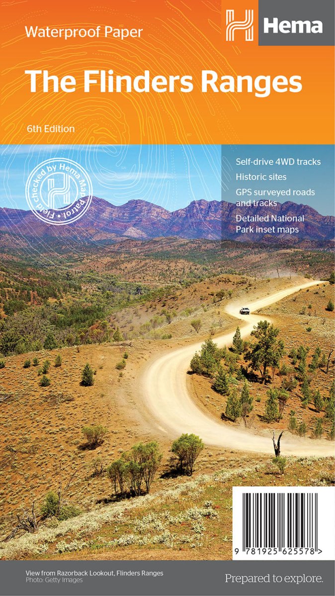 Flinders Ranges Map | Hema Maps | A247 Gear