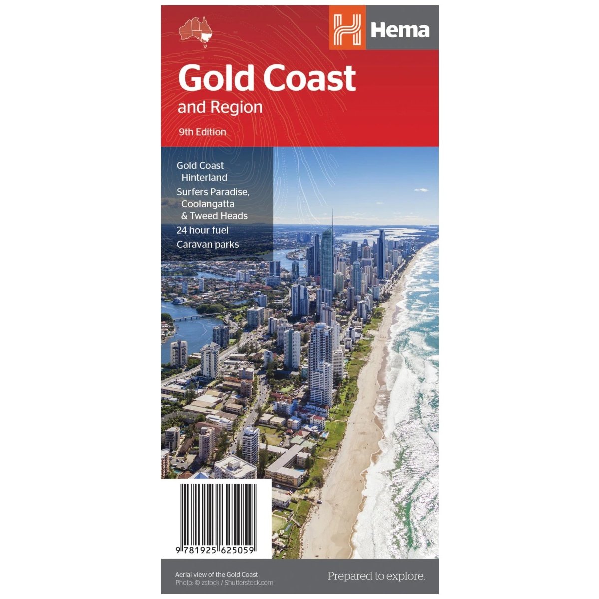 Gold Coast & Region Map | Hema Maps | A247 Gear