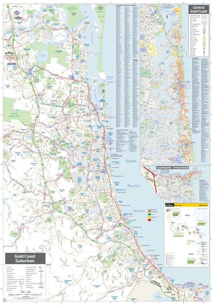 Gold Coast & Region Map | Hema Maps | A247 Gear