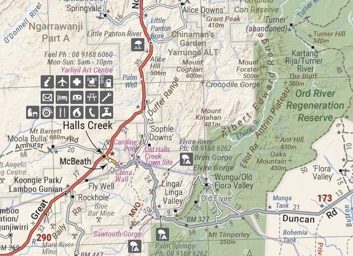 Great Desert Tracks Central Sheet | Hema Maps | A247 Gear