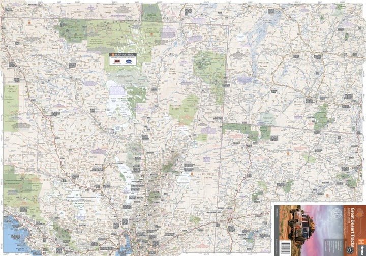 Great Desert Tracks Eastern Sheet | Hema Maps | A247 Gear