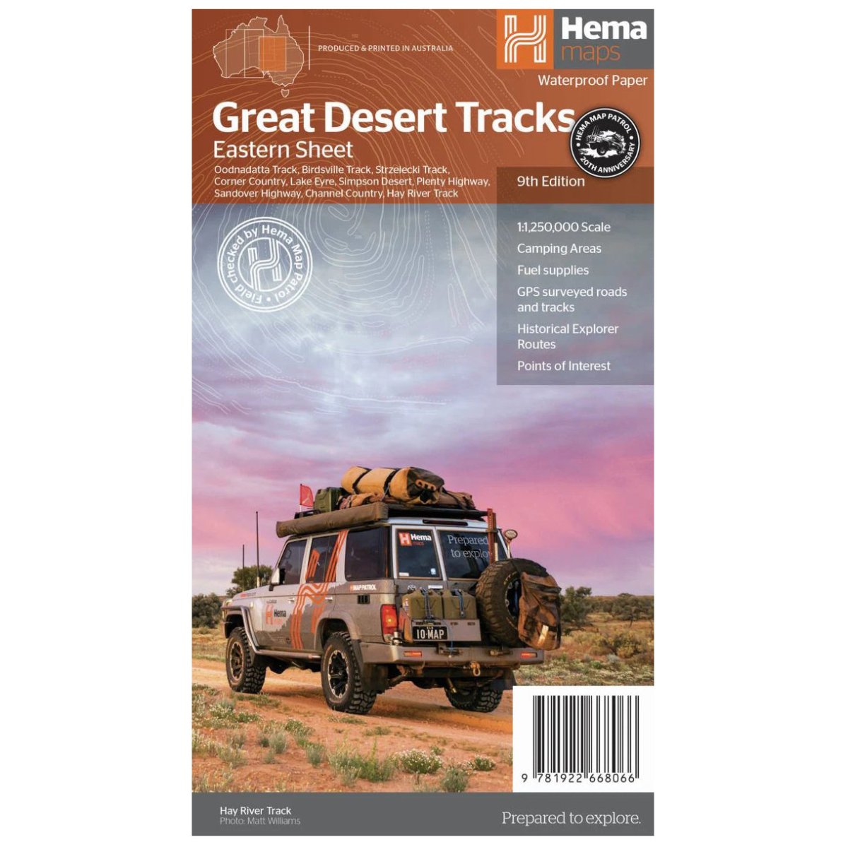 Great Desert Tracks Eastern Sheet | Hema Maps | A247 Gear