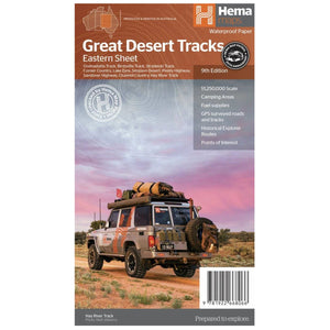 Great Desert Tracks Eastern Sheet | Hema Maps | A247 Gear