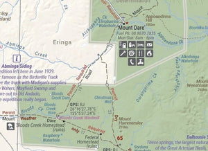 Great Desert Tracks Simpson Desert Map | Hema Maps | A247 Gear