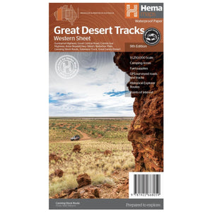 Great Desert Tracks Western Sheet | Hema Maps | A247 Gear