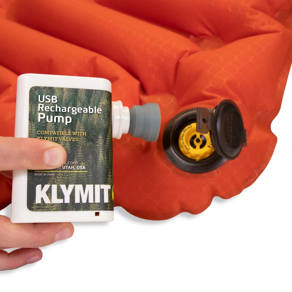 KLYMIT USB Rechargeable Pump - White | Klymit | A247 Gear