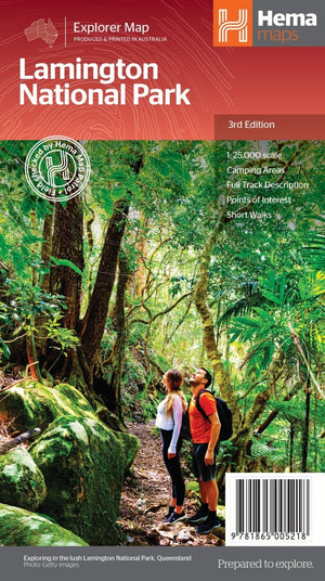 Lamington National Park Map | Hema Maps | A247 Gear