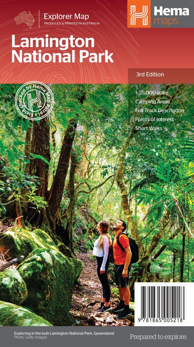 Lamington National Park Map | Hema Maps | A247 Gear